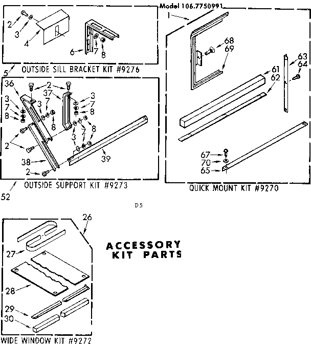 ACCESSORY KIT PARTS