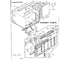Kenmore 1067751070 cabinet parts diagram