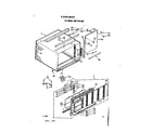 Kenmore 1067751290 cabinet parts diagram