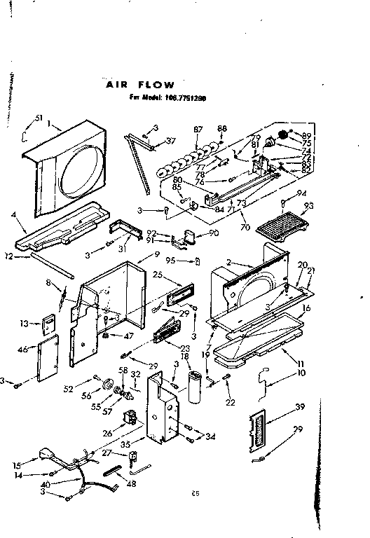 Air flow parts