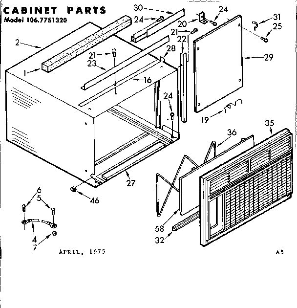 CABINET PARTS