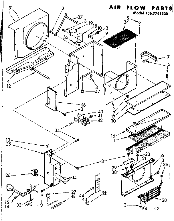 Air flow parts