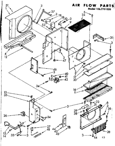 Air flow parts