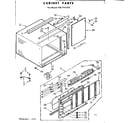 Kenmore 1067751370 cabinet parts diagram