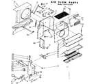 Kenmore 1067751370 air flow parts diagram