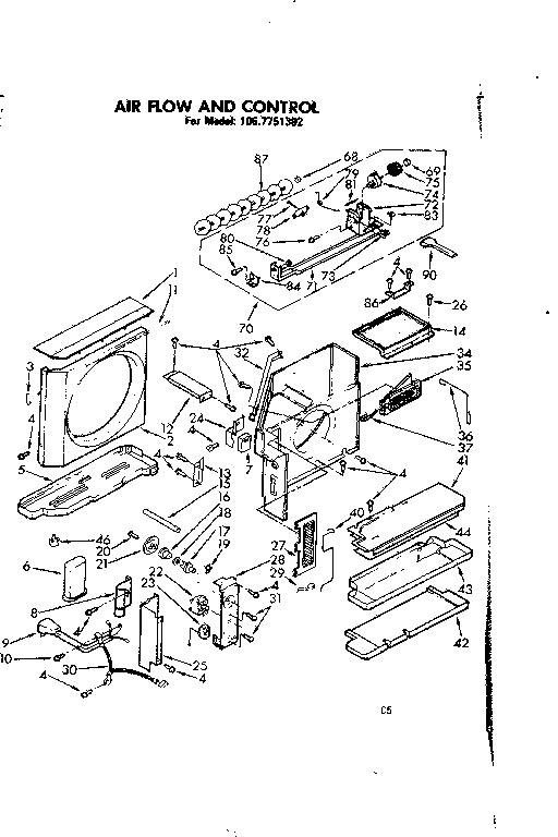 Air flow parts