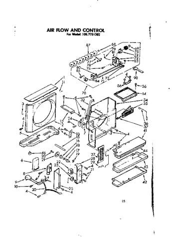 Air flow parts
