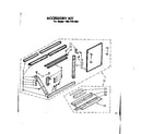 Kenmore 1067751392 accessory kit parts diagram