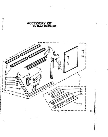 Accessory kit parts
