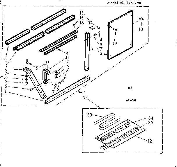 Accessory kit parts