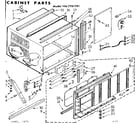 Kenmore 1067751791 cabinet parts diagram