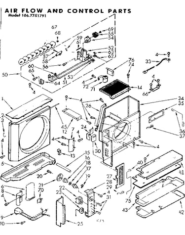 Air flow & control parts