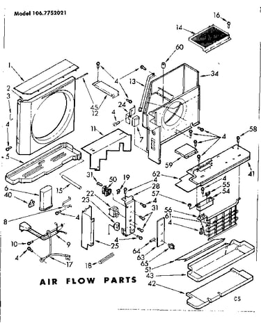 Air flow parts