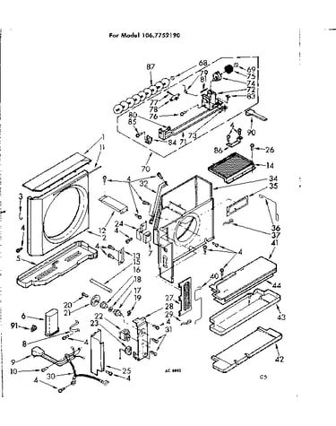 Air flow and control parts