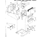 Kenmore 1067760410 air flow & control parts diagram