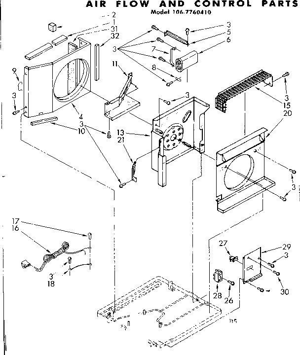 Air flow & control parts
