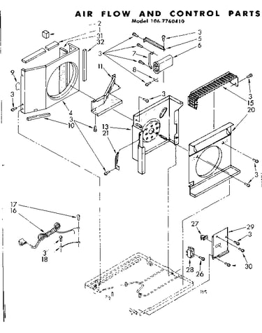 Air flow & control parts