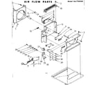 Kenmore 1067760540 air flow parts diagram