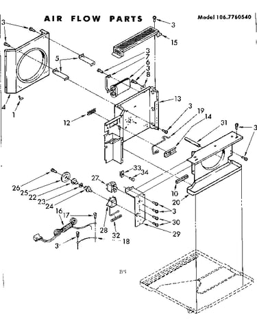Air flow parts