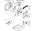 Kenmore 1067760551 air flow parts diagram