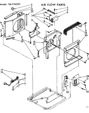 Air flow parts