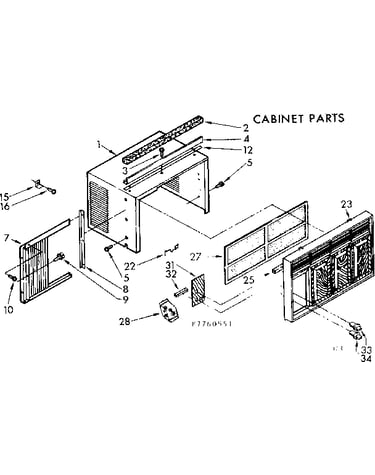 Cabinet parts