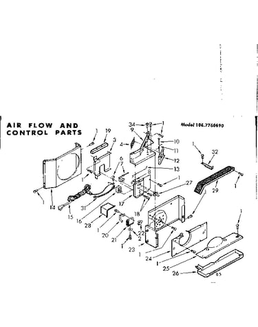 Air flow and control parts