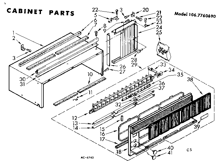 Cabinet parts