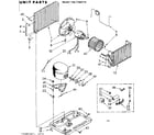 Kenmore 1067760710 unit parts diagram