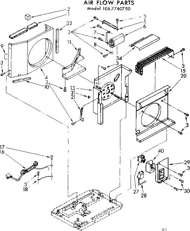Air flow parts