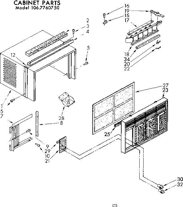 CABINET PARTS