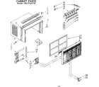 Kenmore 1067760750 cabinet parts diagram