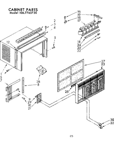 Cabinet parts