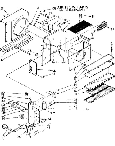 Air flow parts