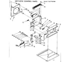 Kenmore 1067760980 air flow control parts diagram