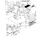 Kenmore 1067761070 air flow parts diagram