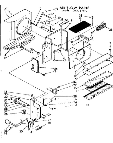 Air flow parts
