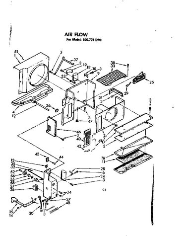 Air flow parts