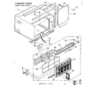 Kenmore 1067761370 cabinet parts diagram