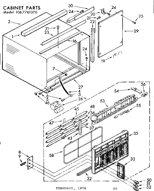 Cabinet parts