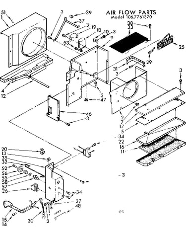 Air flow parts