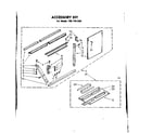 Kenmore 1067761490 accessory kit parts diagram