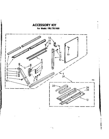 Accessory kit parts