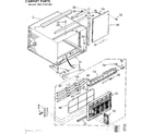 Kenmore 1067761540 cabinet parts diagram