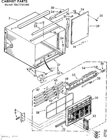 Cabinet parts
