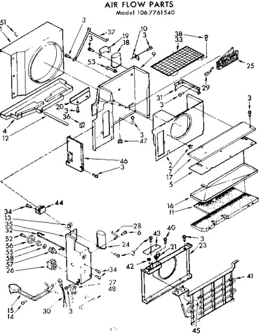 Air flow parts