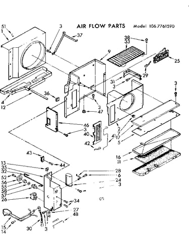 Air flow parts