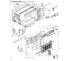 Kenmore 1067761790 cabinet parts diagram