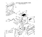 Kenmore 1067761790 air flow and control parts diagram