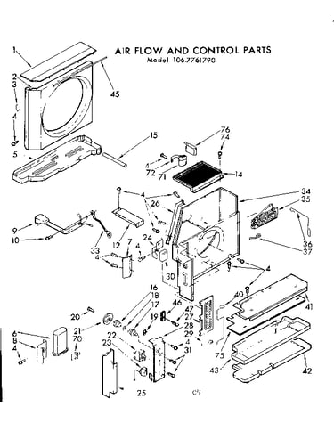 Air flow and control parts